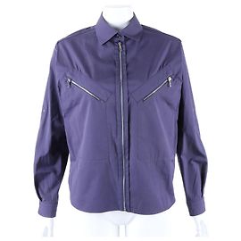 Hermès Windbreaker-Jacke Blau