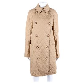 Trench coat acolchoado Burberry Marrom