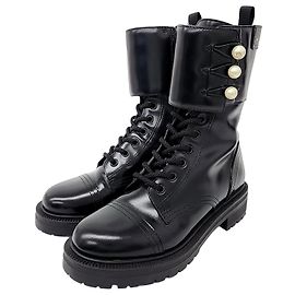 Christian Dior D-Strike Ankle Boots Black
