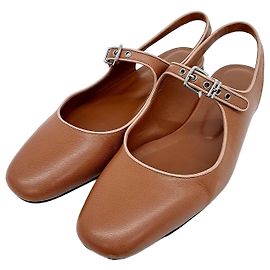 Slingback Cleo di Hermès Marrone