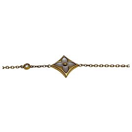 Louis Vuitton Pulseira BB Star Blossom Ouro Rosa Rosa