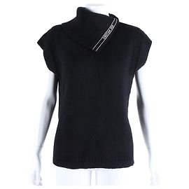 Dior Chaleco de punto Negro