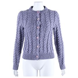 Miu Miu Strickjacke Lila