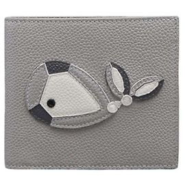 THOM BROWNE LEDER-GELDBÖRSE Braun