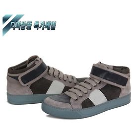 Lanvin Baskets Basses pour Hommes Bleu