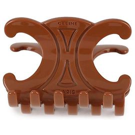 Céline Grande fermaglio per capelli Marrone