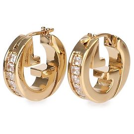 Gucci Orecchini mini in cristallo Blondie: D'oro