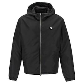 Fendi Technical Fabric Blouson Jacket Black