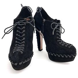 Alaïa Alaia Suede Booties Black