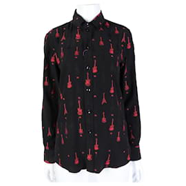 Saint Laurent Bluse Rot