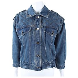 Louis Vuitton Jeansjacke Blau
