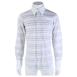 Thom Browne Langarmhemd Braun