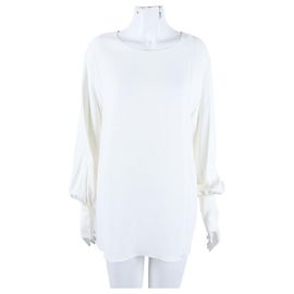 Blusa de manga larga The Row Plata