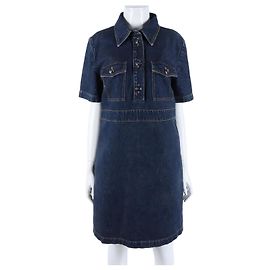 Gucci Denim Kleid Blau