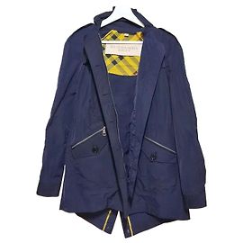 Burberry Brideline Windbreaker Pullover Blau