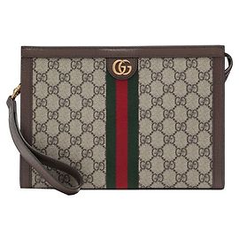 Gucci Pochette Ophidia Beige/Ébène Multicolore