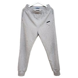Prada Triangle Logo Sweatpants Silvery