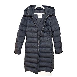 Moncler Long Down Jacket Black