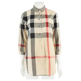 Burberry Britline Langarmhemd Braun