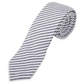 Thom Browne Cravate Classique Bleu
