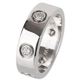 Cartier Liebesring Weißgold Diamant Größe Weiß