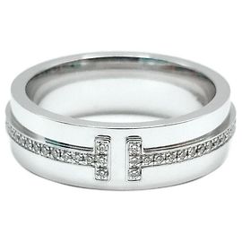 Tiffany & Co Tiffany Diamond Narrow Ring White