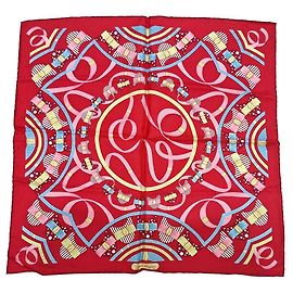 Salvatore Ferragamo Pañuelo de seda Roja