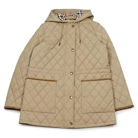 Burberry Parka de nylon acolchoado Marrom