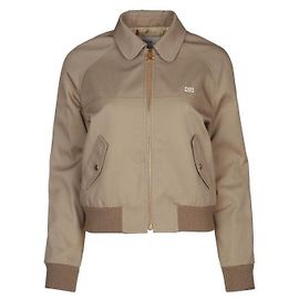 Céline Triomphe Baumwoll-Gabardine-Jacke Rosa Braun