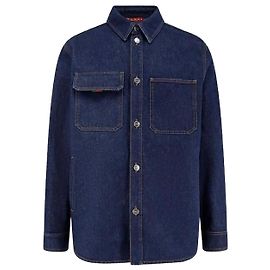 Gucci Lässige Jeanshemdjacke Blau