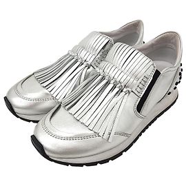 Tod's Tassel Sneakers Silber
