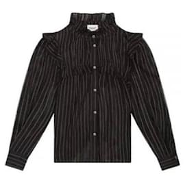 Isabel Marant Hemd Schwarz