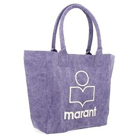 Isabel Marant Bolsa tote com pequeno logo Roxo