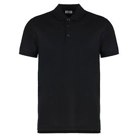 Burberry Baumwoll-Polo-Shirt mit kurzen Ärmeln Schwarz