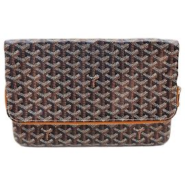 Goyard Pochette Saint Marie GM Noir Tan Marron