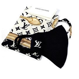 Louis Vuitton Máscara Intarsia LV Negro