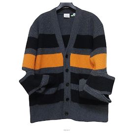 Burberry Gestreifter Strickcardigan Braun