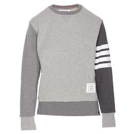 Thom Browne Felpa Loopback Classica Marrone