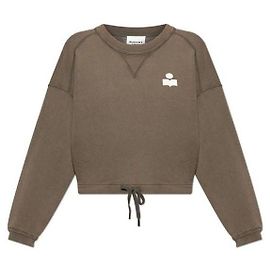Isabel Marant Moletom Cropped DBEC Branco