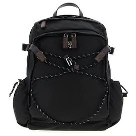 Prada Speedlock Nylon and Leather Backpack OOO Black