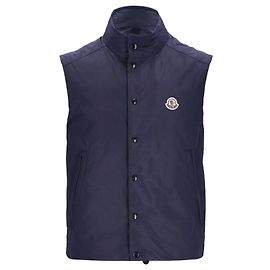 Moncler PILAT Short Down Vest Blue