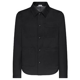 Thom Browne Wool Twill Utility Jacket Black