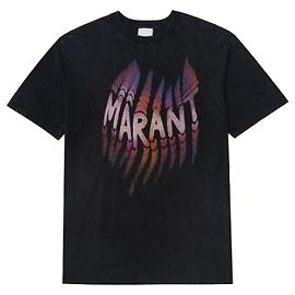 Isabel Marant Baumwoll-T-Shirt Schwarz