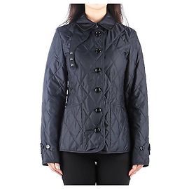 Burberry Diamond Quilted Thermoregulated Jacket Blue