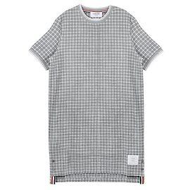 Thom Browne Midi-Kleid Braun