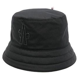 Moncler Cappello bucket con logo Gore-Tex Nero