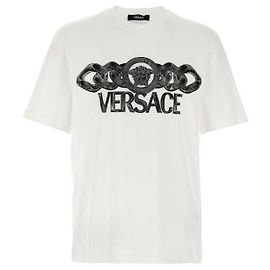 Versace Medusa On Chain T-Shirt Weiß