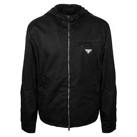 Prada Nylonjacke Schwarz