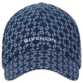 Givenchy Boné de denim com logo monograma Azul