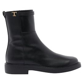 Tod's Botas de cano curto em couro de bezerro Preto